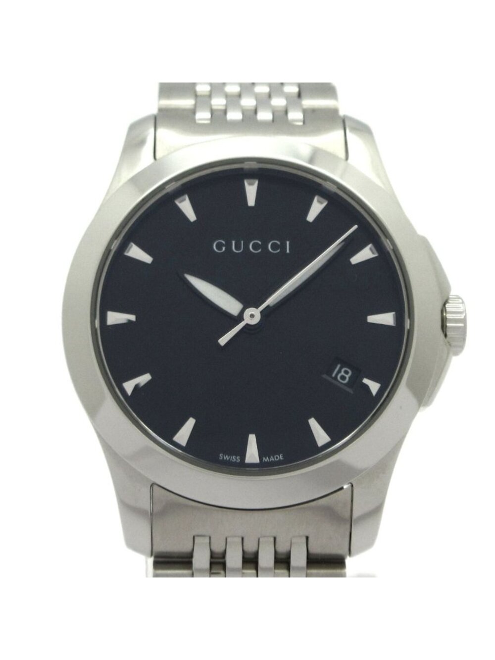 Gucci Watch G-Timeless 126.5 Diamante Black